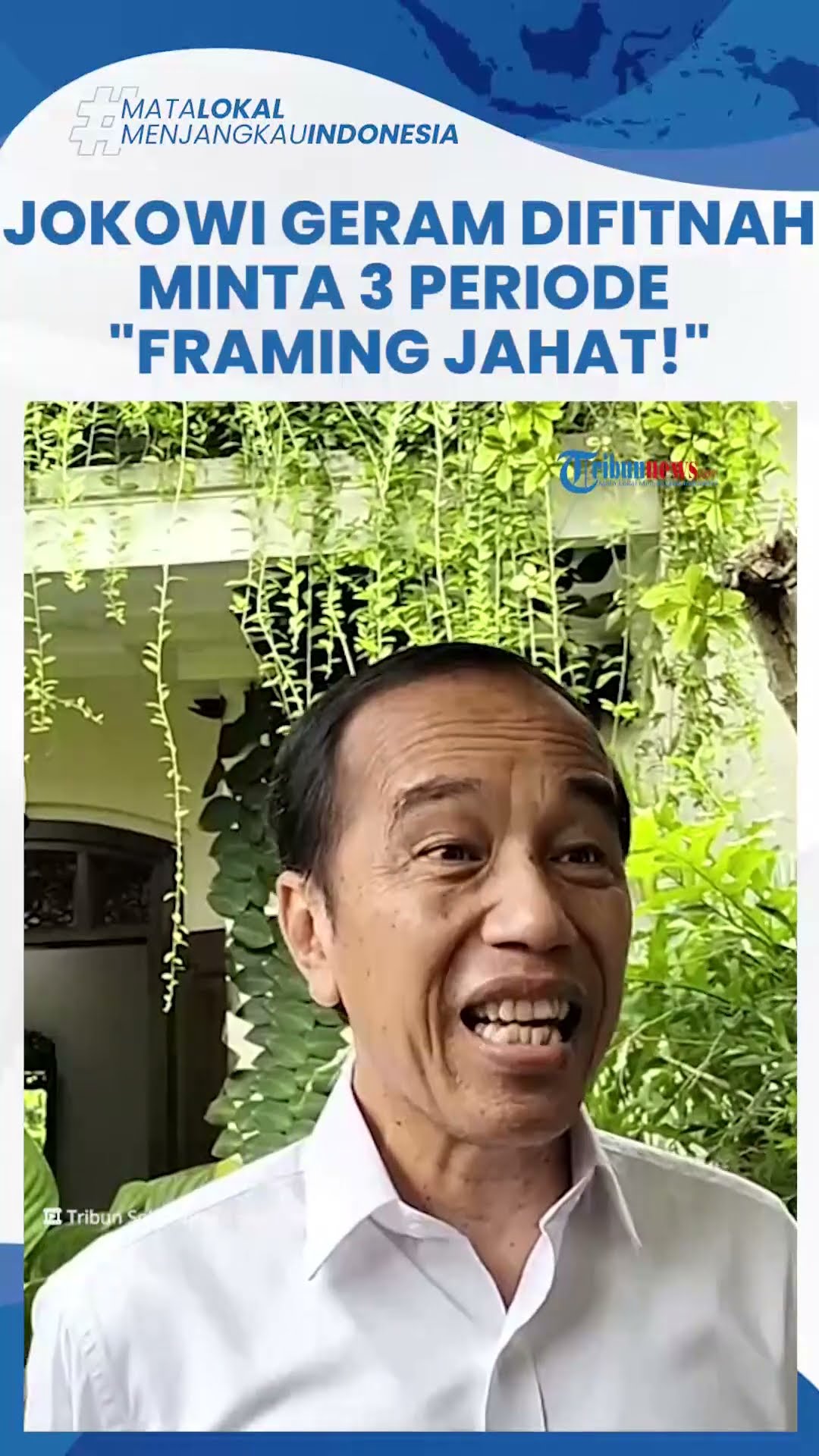 Sebut Nama Megawati, Jokowi Geram Difitnah Minta 3 Periode: Itu Framing Jahat, Gak Baik!