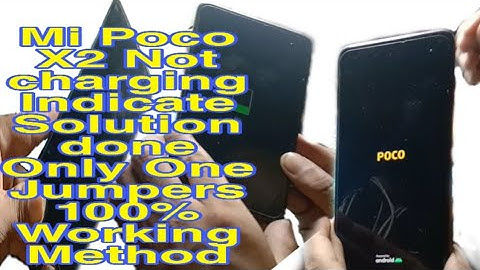 Mi Poco X2 No Charging Symbol  Indicate Solution Done ✅ || Only One Jumpers Apply See Enjoy & Tried