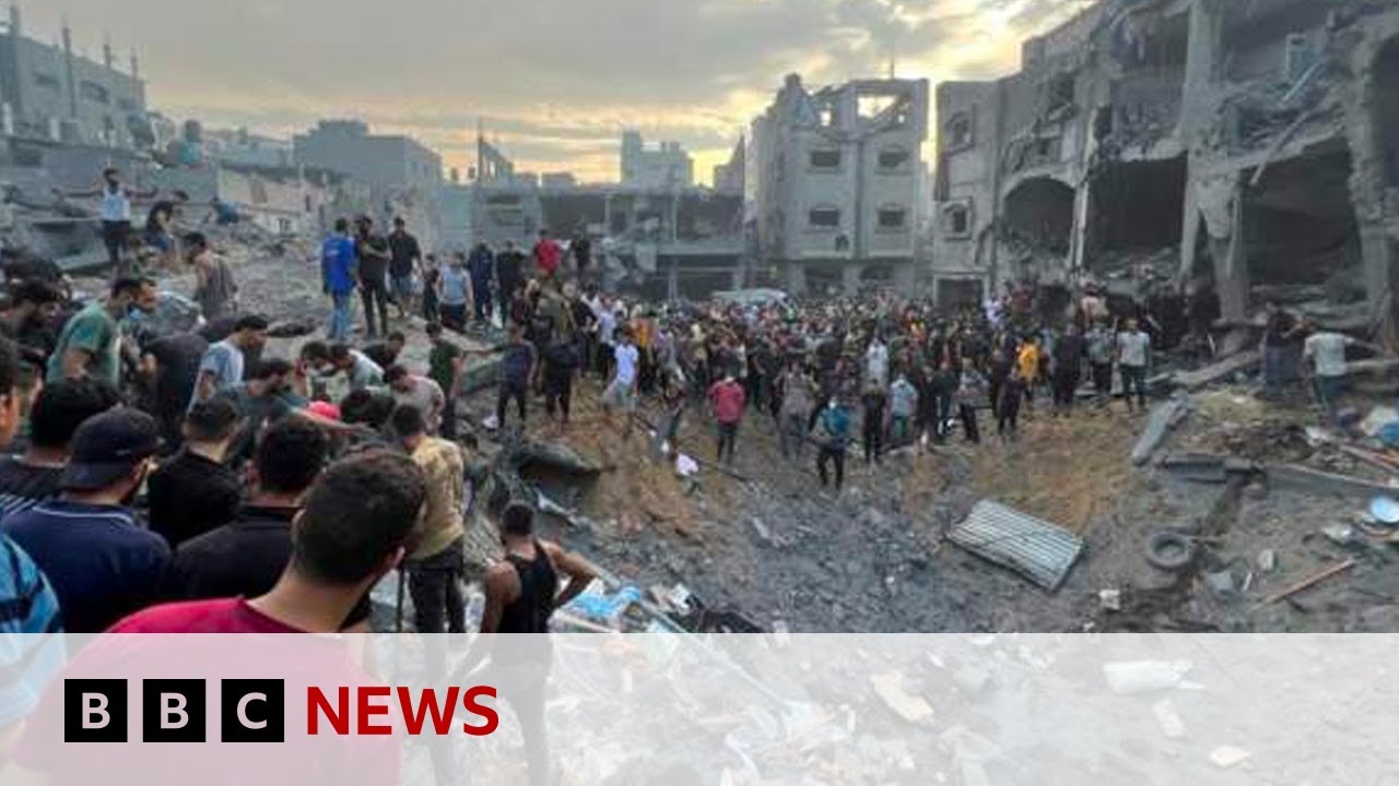 Israel military confirms deadly strike on Gaza refugee camp – BBC News