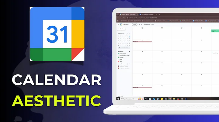 🎨 How to Make Your Google Calendar Aesthetic (Step-by-Step 2025 Guide)