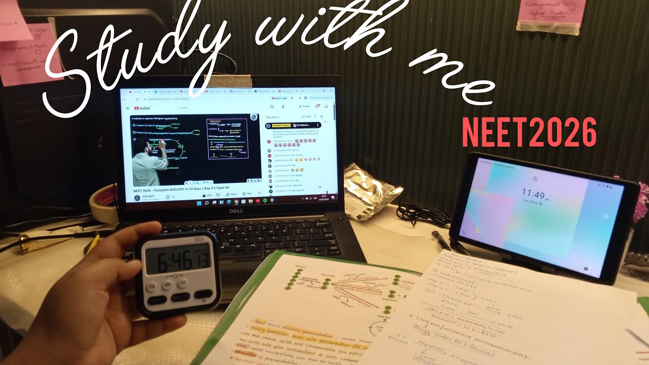 Let's study for NEET 📚 #Studywithme #neet2026 - YouTube
