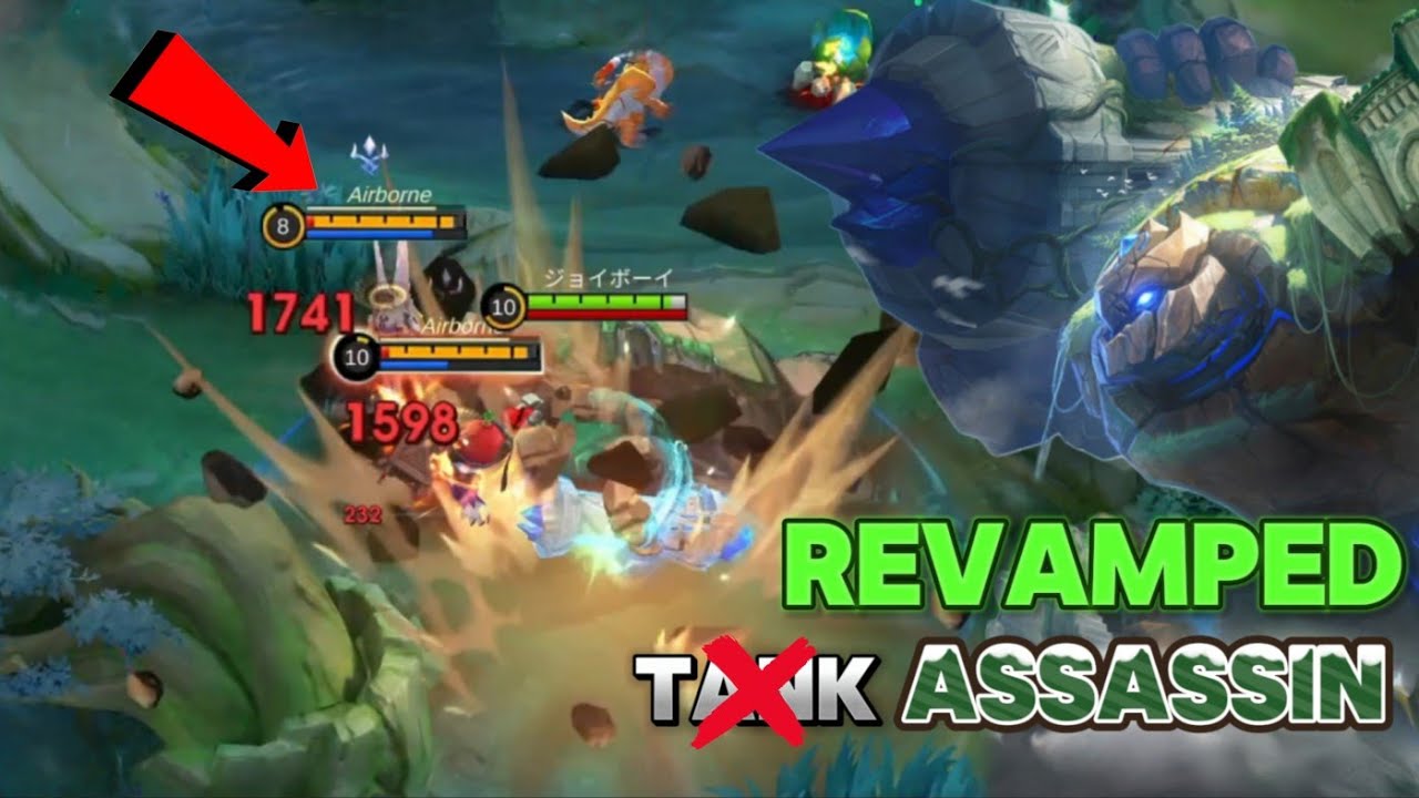 Revamped GROCK is an ASSASSIN Now!! ⚡ (Full Damage Build) | Mobile Legends