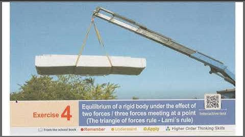 Answer -  El Moasser Senior 2 - Statics -  Exercise 4 ( Equilibrium Rigid Body With Forces )T1