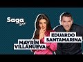 #SagaLive con Mayrín Villanueva y Eduardo Santamarina con Adela Micha.