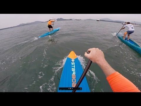 SUP Downwinding - 2017 Starboard Ace 14 x 27 vs 2014 Ace 14 x 25