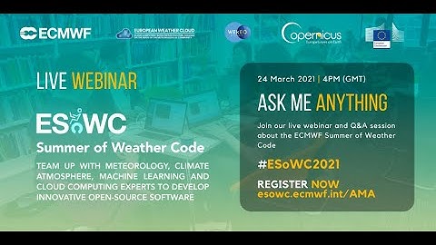 ESoWC 2021 - Ask Me Anything (AMA), Programme Presentation - Session 2