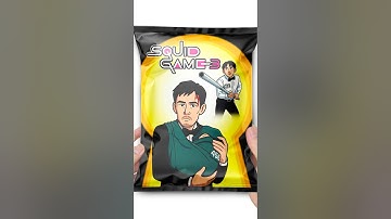 SQUID GAME 3 SQUISHY BLIND BAG #squidgame #shorts #blindbag #unboxing #squishy #viral #diy #craft