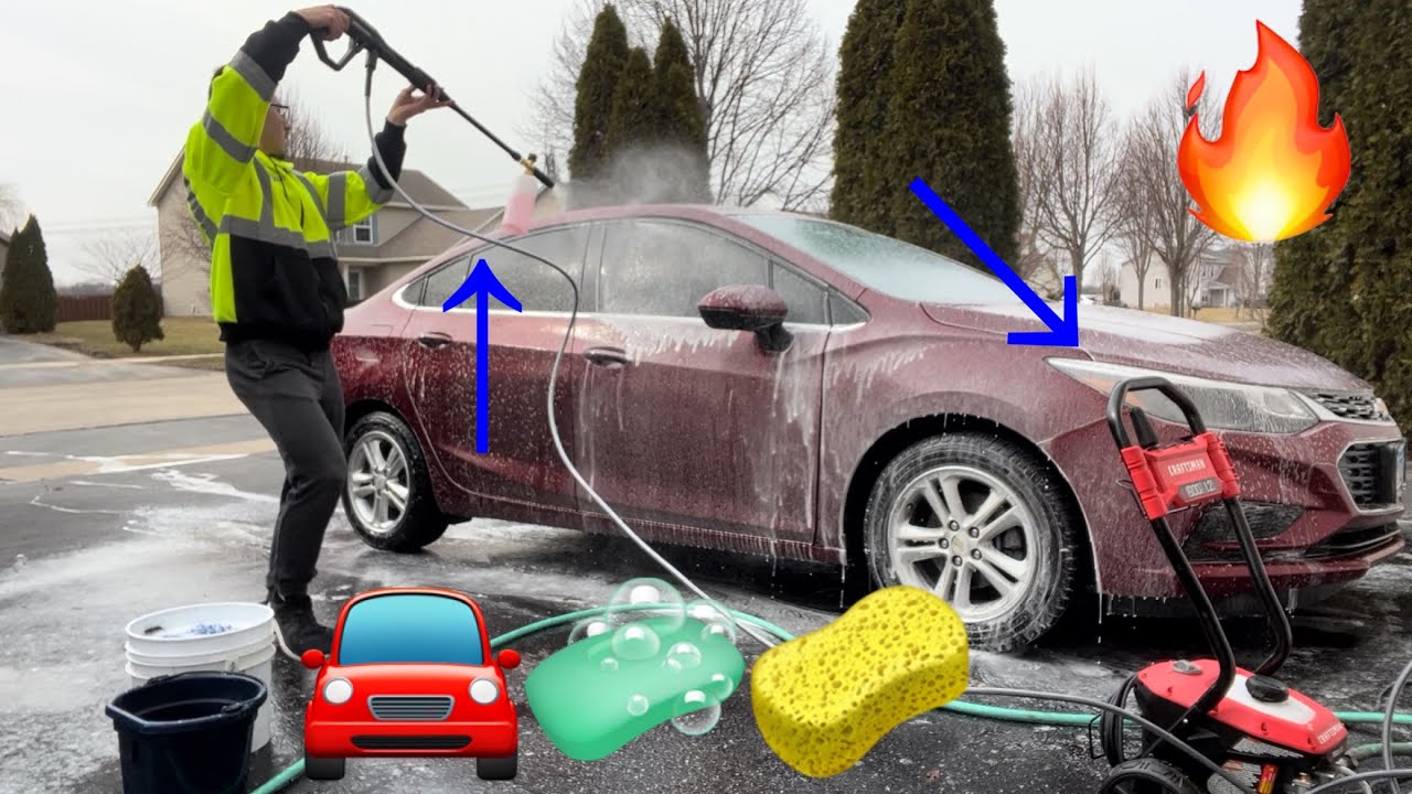 Testing out craftsman 1900 psi pressure washer/Amazon foam cannon YouTube