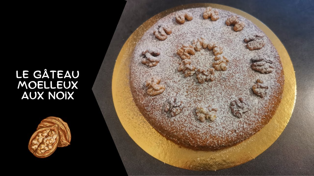 Le gâteau moelleux aux noix
