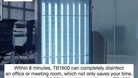 Tech Busters UVC Light TB1600 for Disinfection Video