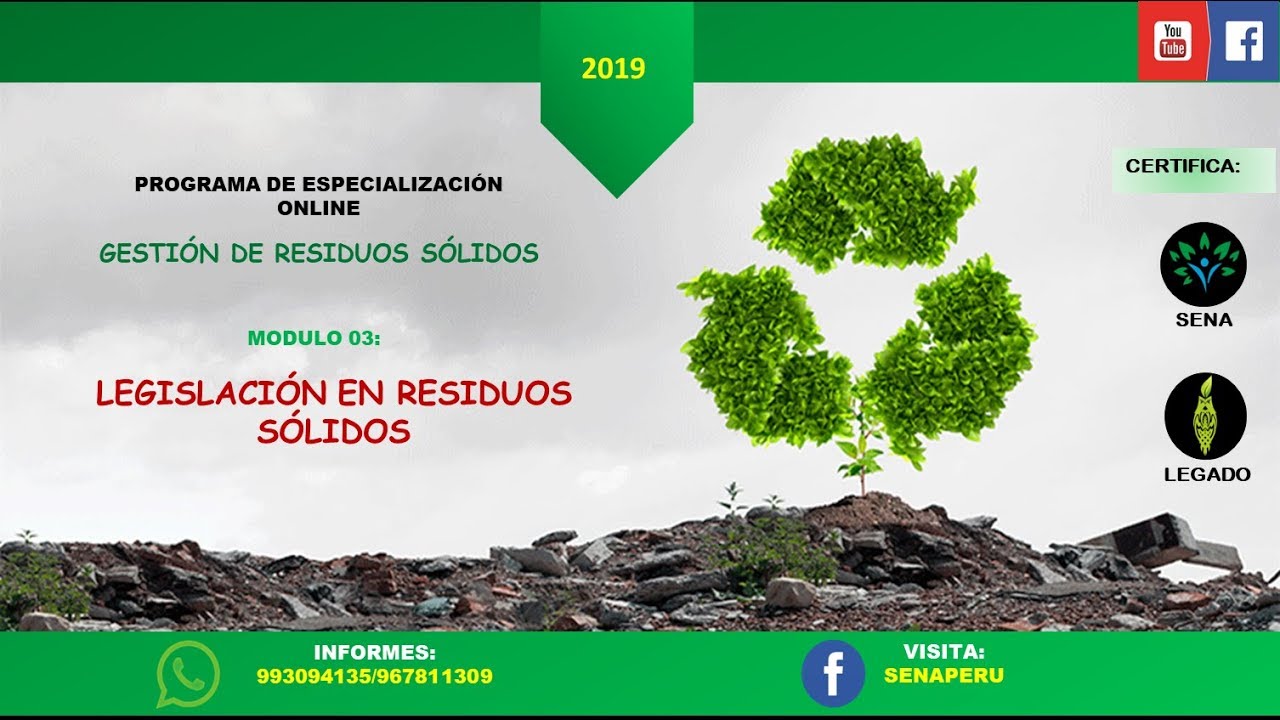 Descodificar tornado Silenciosamente ley sobre residuos solidos