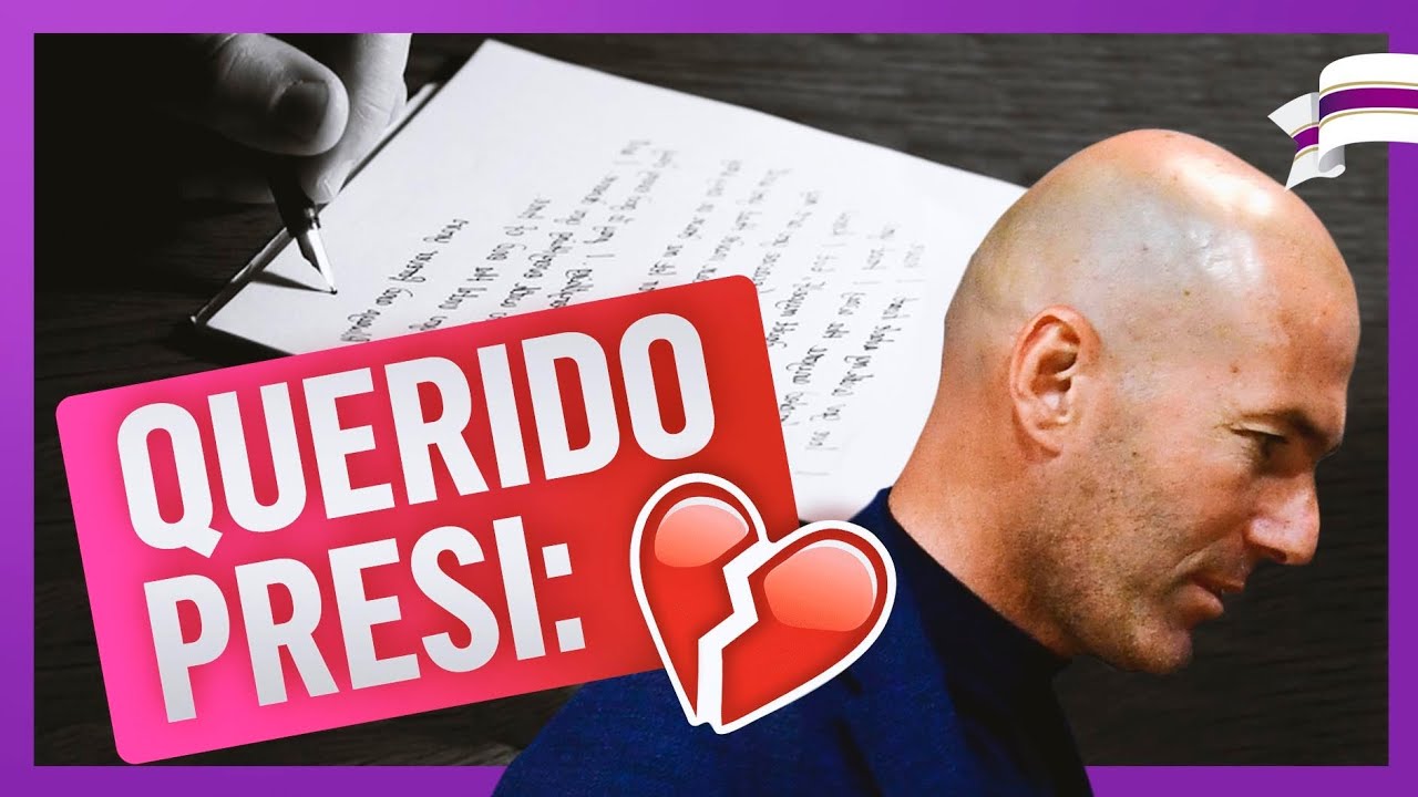 😪Las CLAVES de la CARTA ZIDANE se despide del MADRIDISMO YouTube