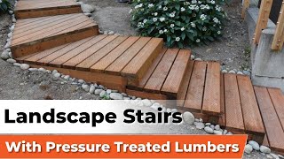 DIY Landscape Stairs / Garden Stairs