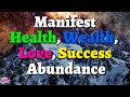 Gentle And Soft Female Voice Guided Affirmation To Manifest Health-Wealth-Love-Success Abundance