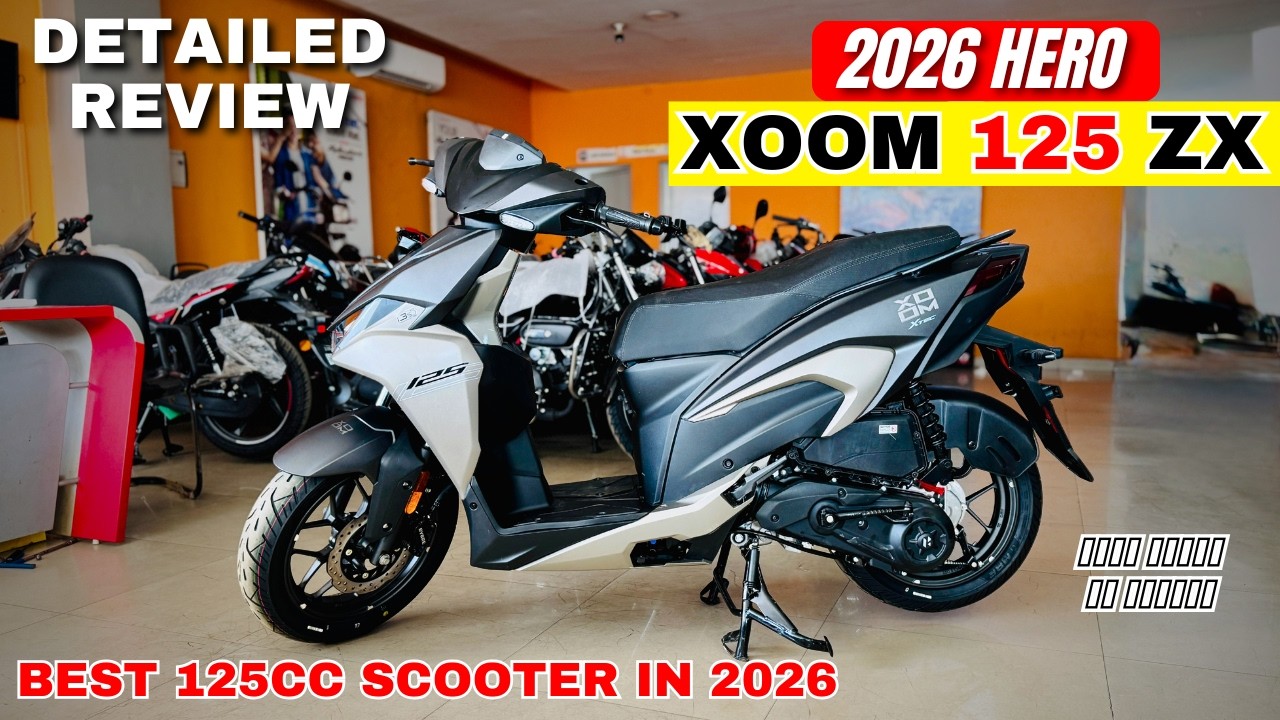 2026 New Hero Xoom 125 ZX Top Model Detailed Review | On Road