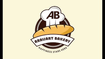 How to Draw Bakery Logo Vintage in Corel Draw