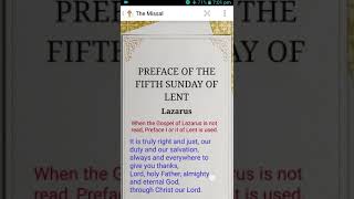 Missal App Prefaces screenshot 3