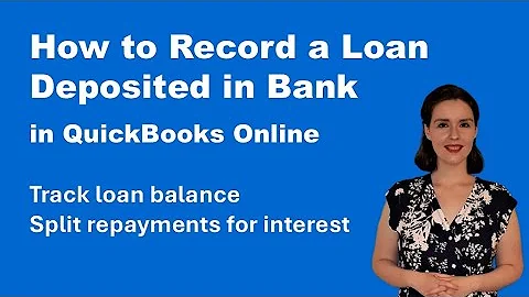 How to Record a Loan & Loan Repayment in QuickBooks Online - How to Split Principal and Interest