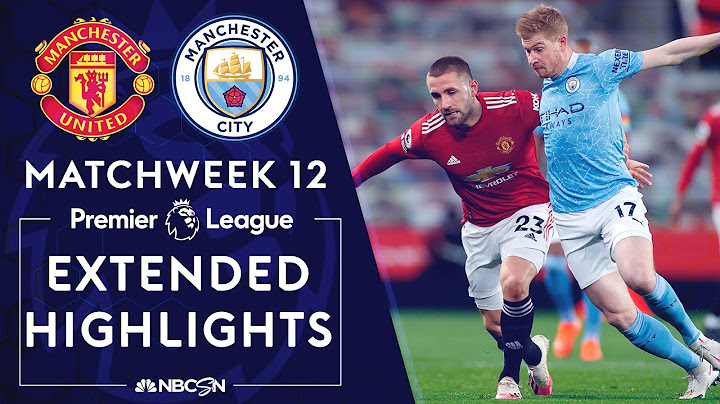 Manchester United v. Manchester City | PREMIER LEAGUE HIGHLIGHTS | 12/12/2020 | NBC Sports