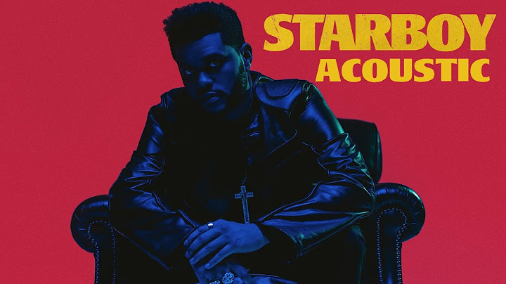 Starboy Acoustic version - Acoustic performance video thumbnail