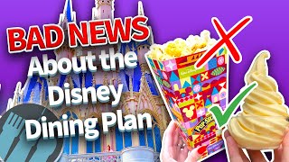 We Have Some Bad News About the Disney Dining Plan