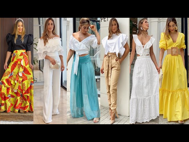 Los vestidos, pantalones, camisas, faldas y bolsos en tendencia