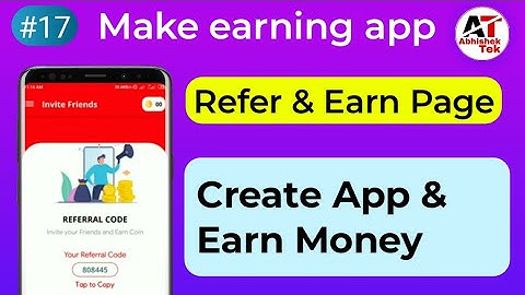 #17 How to make Referral System in Sketchware, how to make earning app in sketchware, earning app
