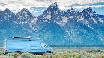 Painting Truck Bed Liner on Sprinter Van Conversion - DIY Sprinter Van Conversion #7