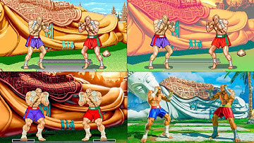 Street Fighter Arenas / Stages Evolution SF2 to SF6 | 2K 60FPS