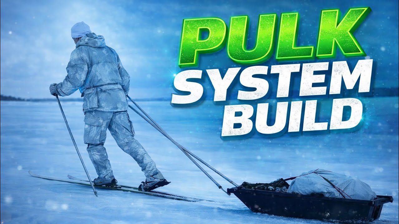 Как собрать зимние сани-упряжь и систему упряжи.