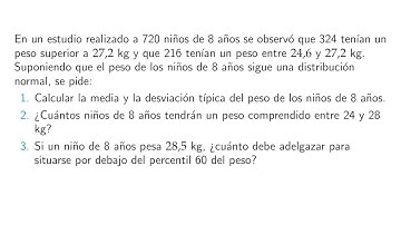 Ejercicio de Estadística: Variable Aleatoria Normal