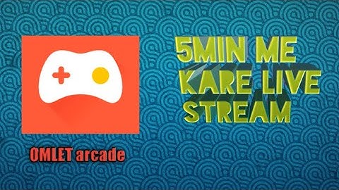 How to live stream with omlet arcade full tutorial video /dynamo gaming