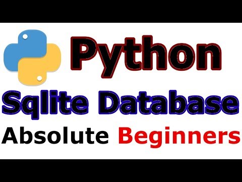 Python Sqlite Database | For Beginners | CRUD Operations