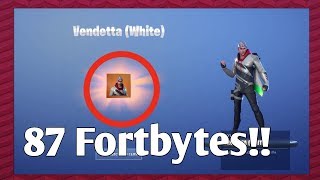 Fortnite battle royal 86 fortbytes!!