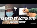 ACTIVE DUTY VS RESERVE | AIR FORCE | REQUIREMENTS, PROMOTIONS, BENEFITS | IS ACTIVE DUTY FOR YOU ?