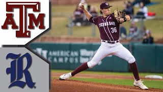 Rice vs #21 Texas A&M Baseball Highlights (THRILLING GAME) College Baseball Highlights 2023