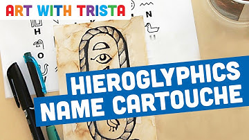 Hieroglyphics Name Cartouche Art Tutorial - Art With Trista
