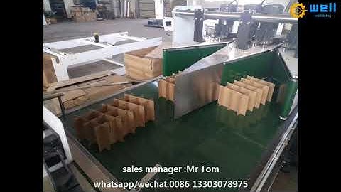 auto corrugated partition slotting machine