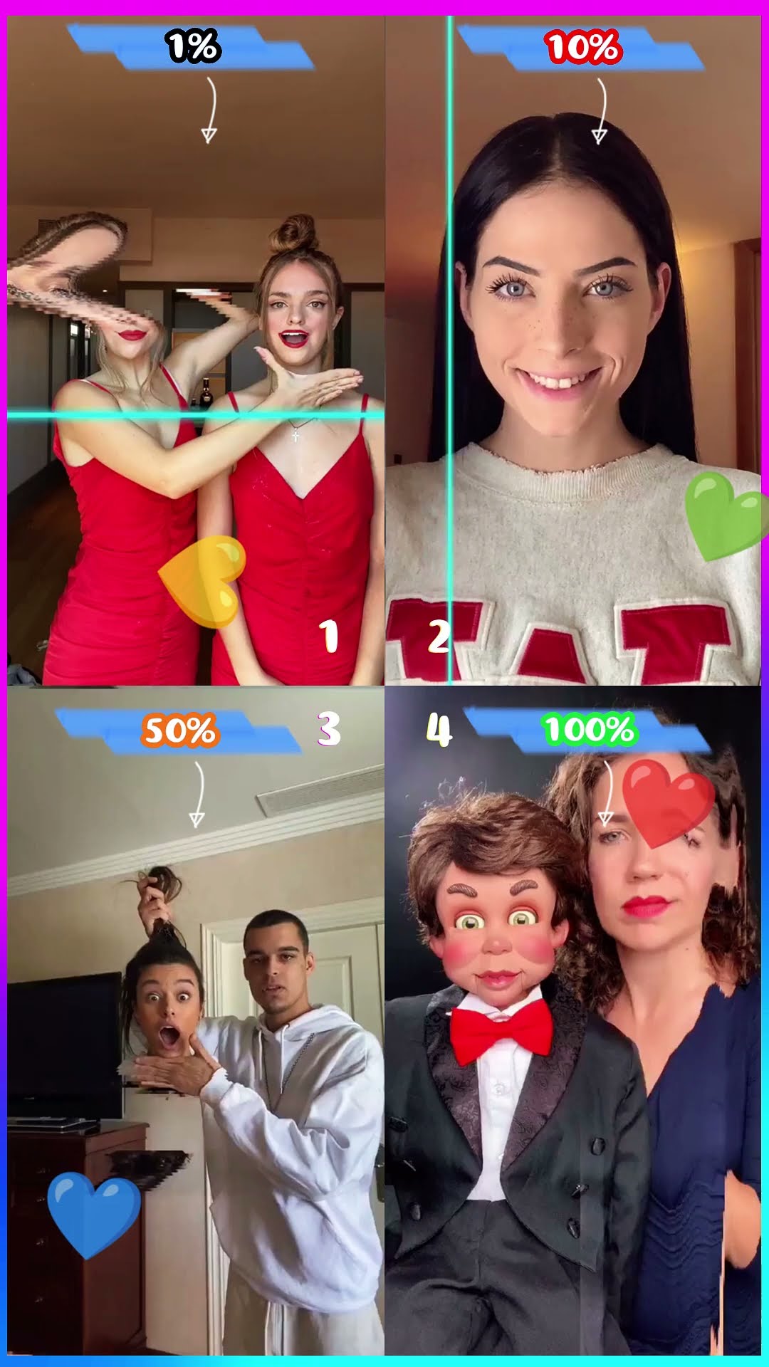 Doo DOO ?? 1, 2, 3 or 4 #shorts #tiktok #viral #dance #cute #funny #trend