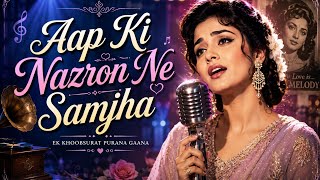 Aap Ki Nazron Ne Samjha ❤️ | Old Hindi Romantic Song | Retro AI Singing | Classic Love Song