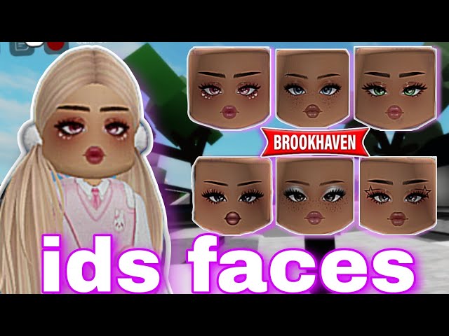 Códigos para Caras/Faces en Brookhaven 🌸/Brookhaven Id Codes 