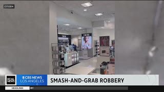 Police search for group of smashandgrab burglars who hit Macy's store in Arcadia