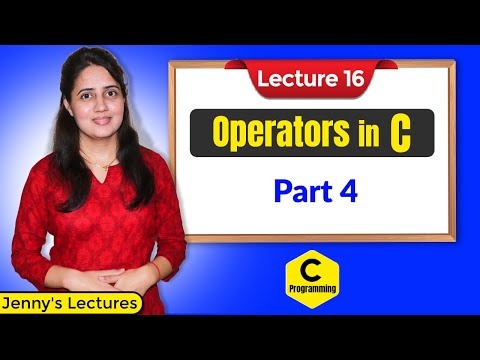 C_16 Operators in C - Part 4  |  C Programming Tutorials