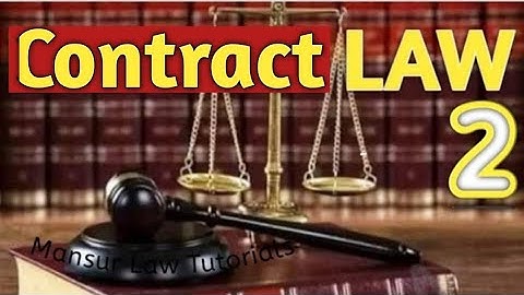 Law of Contracts-2 #ballb#llb#semester 3/5years #Chapters#exams#chapters#yvu #svu#contracts#ICA#law