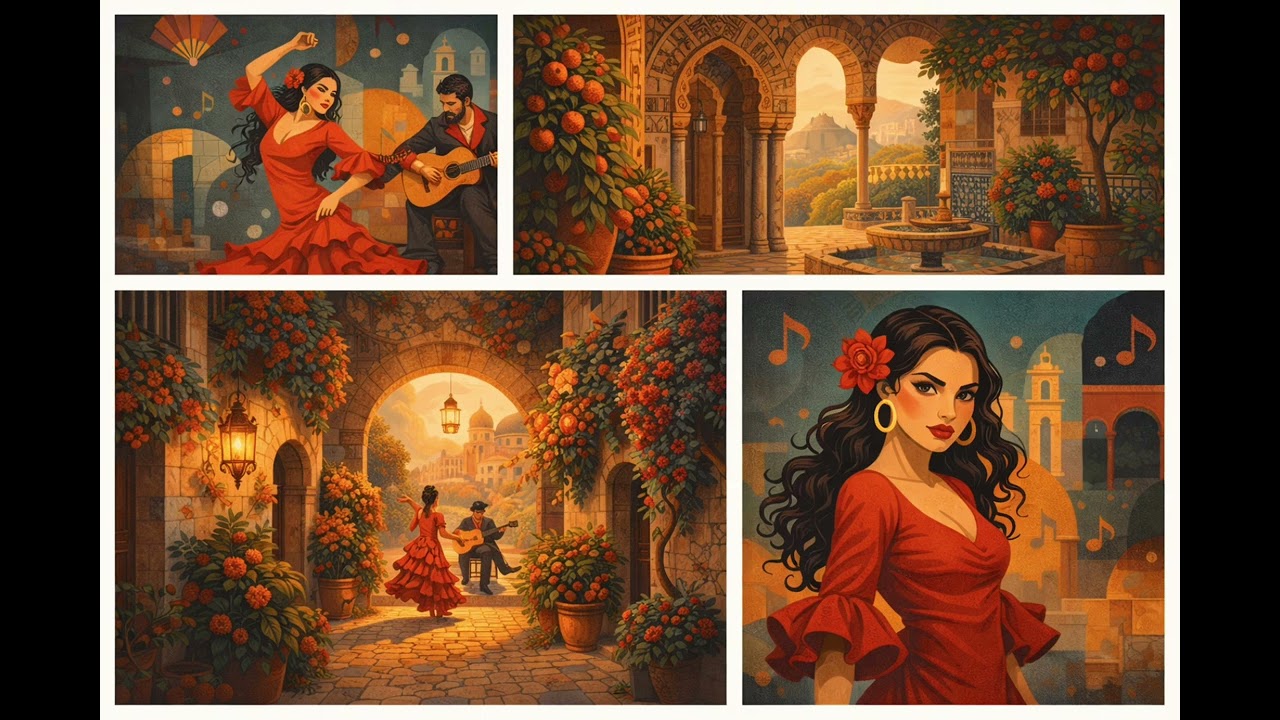 Andalusia vibes, oriental background music 