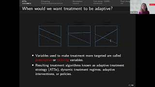 Erica Moodie: Flexible modeling of adaptive treatment strategies for censored outcomes by Online Causal Inference Seminar 356 views 5 months ago 1 hour, 6 minutes