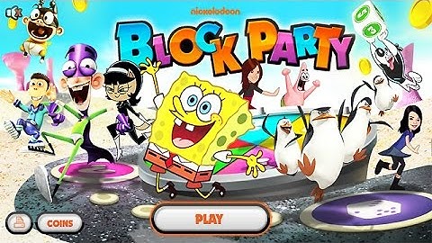Nickelodeon Block Party (Walkthrough, Gameplay)