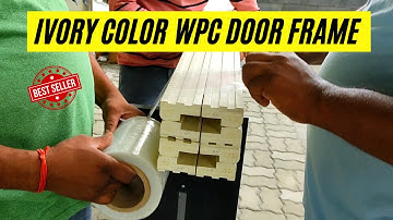 IVORY COLOR HIGH DENSITY WPC DOOR FRAME PACKING | EEZEE BOARD #wpcdoor #wpcdoorframe