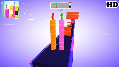 Stack Race 3D Gameplay (Android,iOS)