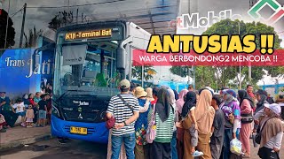 Download Lagu ENTHUSIASTIC!! MUST WATCH FIRST | Trying the Trans Jatim Malang Bus on the Second Day After the F... MP3